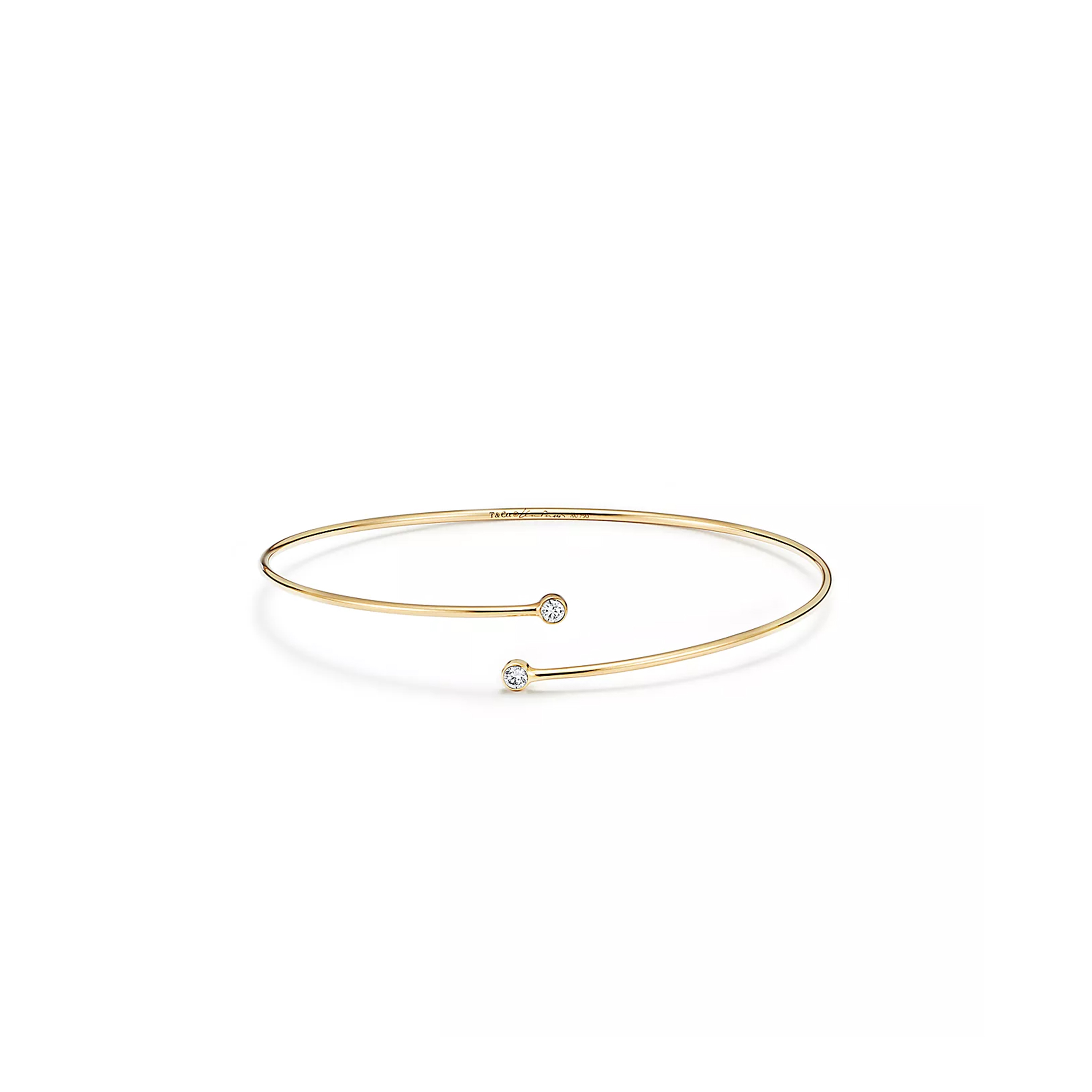 TIFFANY ELSA PERETTI® DIAMOND HOOP SINGLE-ROW BANGLE 60152217 TIFFANY ELSA PERETTI® DIAMOND HOOP SINGLE-ROW BANGLE 60152217